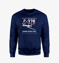 Thumbnail for C-37B Global Command Link design on navy blue sweatshirt