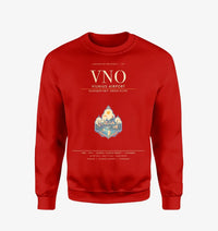 Thumbnail for Vilnius Airport VNO Sweatshirt - Red