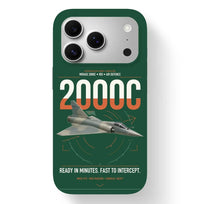 Thumbnail for Dassault Mirage 2000C RDI design on dark green magsafe iphone case, for iPhone 17 Pro