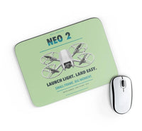 Thumbnail for DJI Neo 2 design on light green rectangle mouse pad
