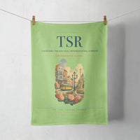 Thumbnail for Timișoara Traian Vuia International Airport (TSR) design on light green towel