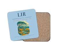 Thumbnail for Guanacaste Airport (LIR) design on light blue 1 piece coaster
