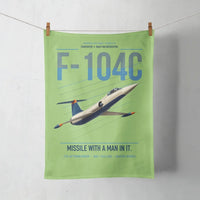 Thumbnail for F-104C Starfighter design on light green towel