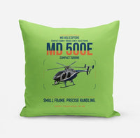 Thumbnail for MD Helicopters MD 500E design on light green pillow
