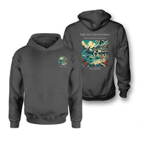 Thumbnail for VINTAGE G4154 - The Island Postbag - Double-Side Hoodie design on darkgray double side