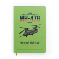 Thumbnail for Boeing MH-47G Chinook design on light green notebook