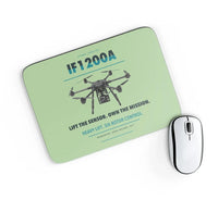 Thumbnail for Inspired Flight IF1200A design on light green rectangle mouse pad
