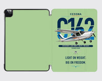 Thumbnail for Cessna 162 Skycatcher design on light green ipad tablet case