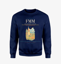 Thumbnail for Memmingen Airport (FMM) design on navy blue sweatshirt