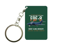 Thumbnail for F9F-8 COUGAR Key Chain design on dark green key chain
