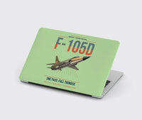 Thumbnail for F-105D Thunderchief design on light green MacBook case
