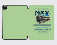 Thumbnail for PW500 design on light green ipad tablet case