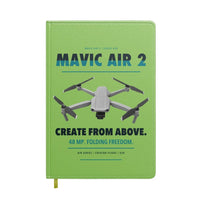 Thumbnail for DJI Mavic Air 2 design on light green notebook