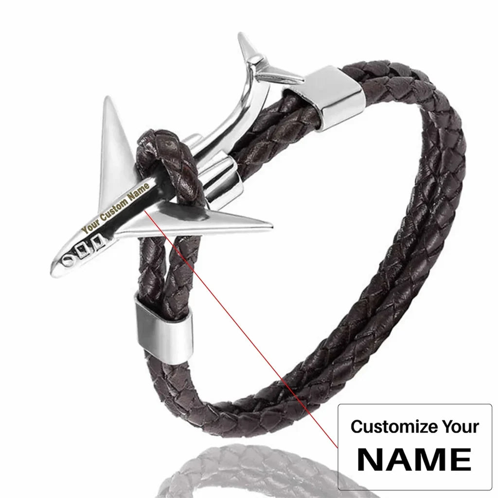 Customisable Super Cool Airplane Bracelet - view 8