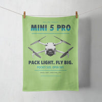 Thumbnail for DJI Mini 5 Pro design on light green towel