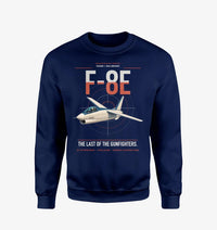 Thumbnail for F-8E Crusader design on navy blue sweatshirt