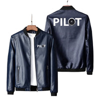 Thumbnail for Pilot & Jet Engine Leather Jacket - view 4