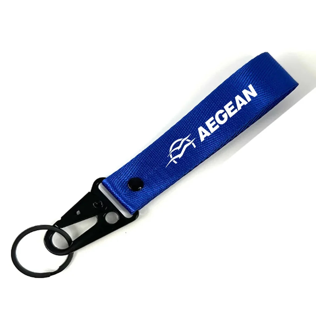 Aegean Airlines Hawk-shaped key chain, Blue+NO NAME