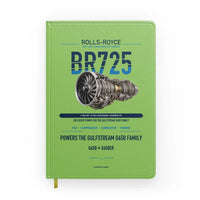 Thumbnail for BR725 design on light green notebook