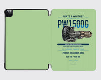 Thumbnail for PW1500G design on light green ipad tablet case