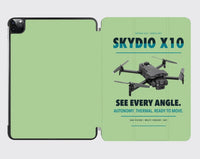 Thumbnail for Skydio X10 design on light green ipad tablet case