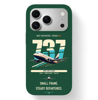Thumbnail for Boeing 737-500 Classic design on dark green magsafe iphone case