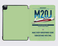 Thumbnail for Mooney M20J 201 design on light green ipad tablet case