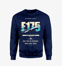 Thumbnail for Embraer E175 design on navy blue sweatshirt