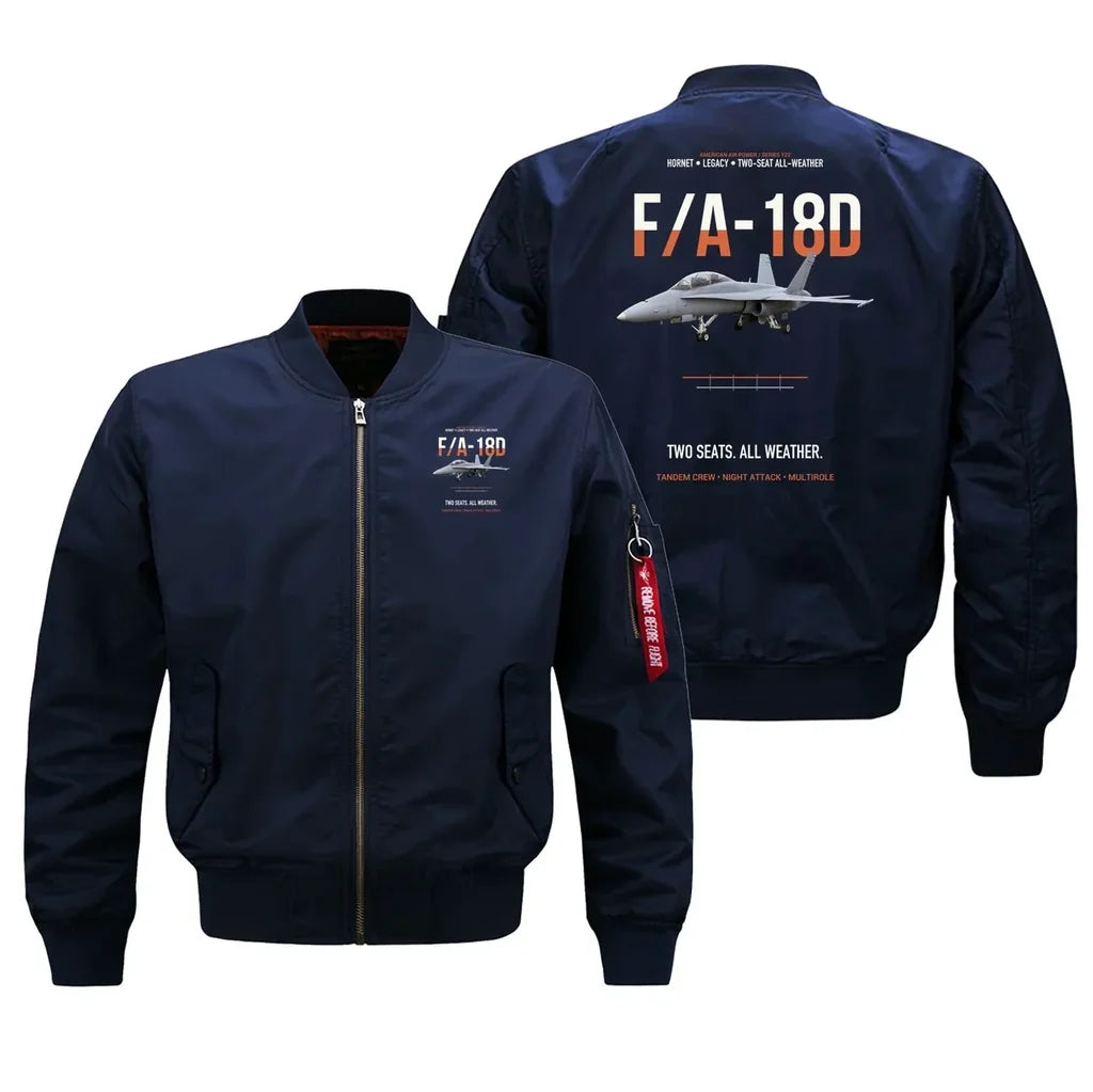 F-A-18D HORNET design on blue bomber
