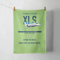 Thumbnail for Cessna Citation XLS design on light green towel