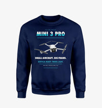Thumbnail for DJI Mini 3 Pro design on navy blue sweatshirt