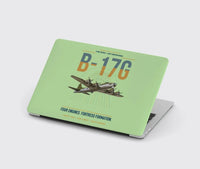 Thumbnail for B-17G Flying Fortress design on light green MacBook case