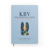 Thumbnail for Krabi International Airport (KBV) design on light blue notebook