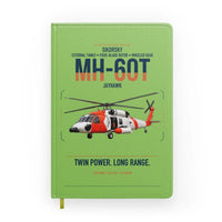 Thumbnail for Sikorsky MH-60T Jayhawk design on light green notebook