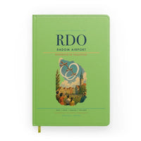 Thumbnail for Radom Airport (RDO) design on light green notebook