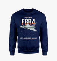 Thumbnail for Eurofighter Typhoon FGR4 design on navy blue sweatshirt