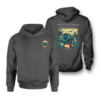 Thumbnail for VINTAGE G4464 - The Fan Jet Whisper - Double-Side Hoodie design on darkgray double side