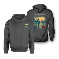 Thumbnail for VINTAGE G4503 - The Ferry Pilots - Double-Side Hoodie design on darkgray double side