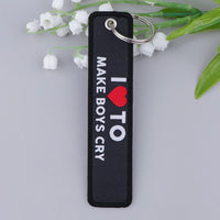 Thumbnail for I LOVE TO MAKE BOYS Key Chain - view 4