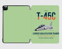 Thumbnail for T-45C Goshawk design on light green ipad tablet case