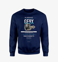 Thumbnail for GE9X design on navy blue sweatshirt