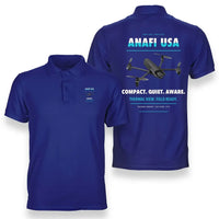Thumbnail for Parrot ANAFI USA design on blue polo