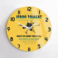Thumbnail for Inspired Flight IF800 Tomcat design on yellow no frame wall clock