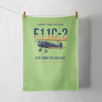 Thumbnail for F11C-2 Goshawk Dive from the High Hat design on light green towel
