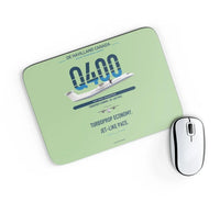 Thumbnail for De Havilland Dash 8-400 design on light green rectangle mouse pad