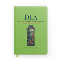 Thumbnail for Douala International Airport (DLA) design on light green notebook