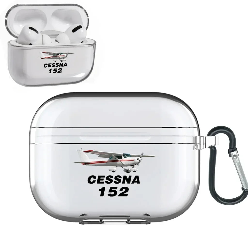 The Cessna 152 AirPods Pro transparent case - With Buckle