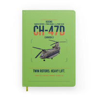 Thumbnail for Boeing CH-47D design on light green notebook