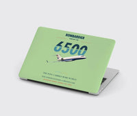 Thumbnail for Bombardier Global 6500 design on light green MacBook case