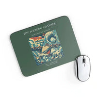 Thumbnail for VINTAGE G4276 - The Iceberg Channel - Designed Mouse Pads design on darkgreen rectangle